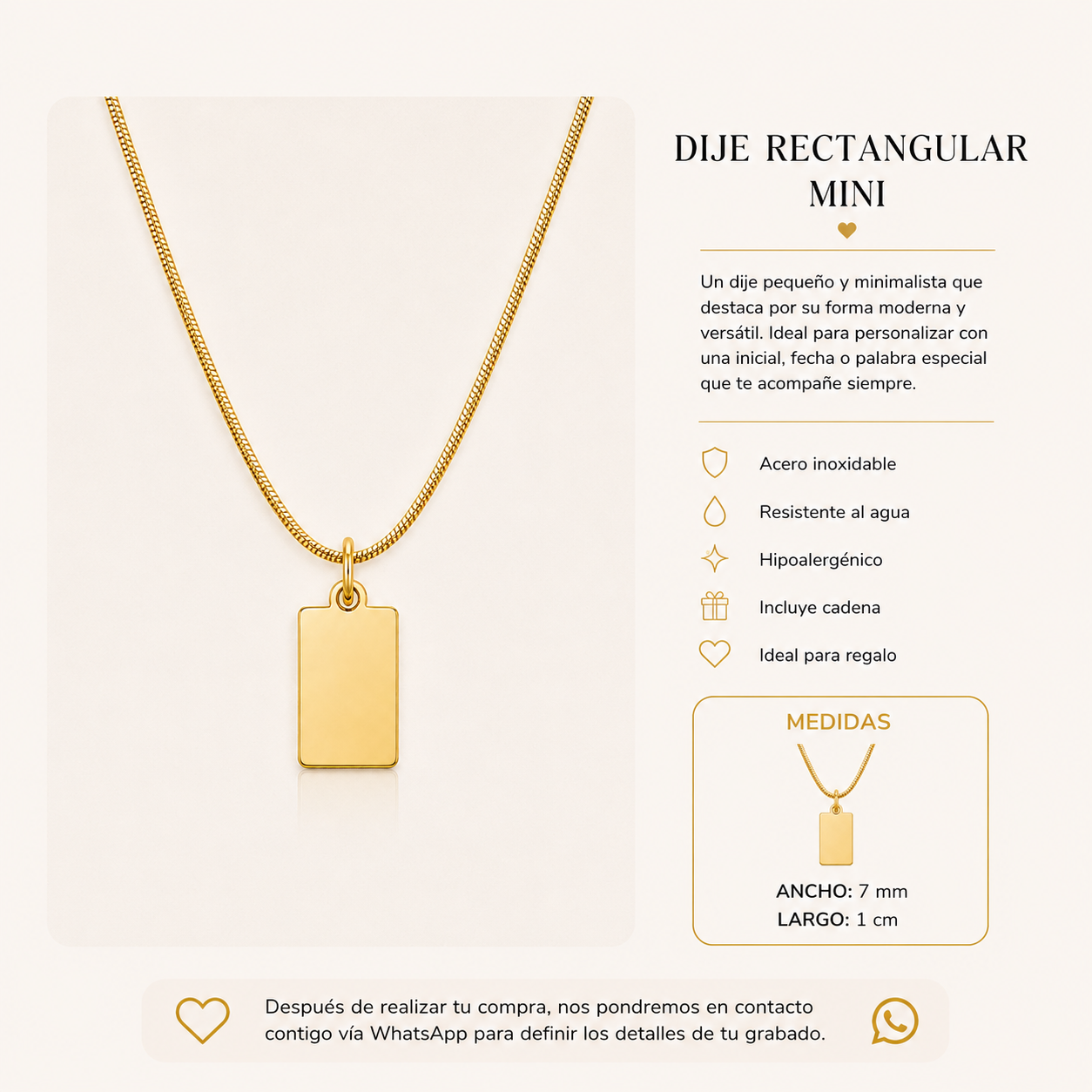 DIJE RECTANGULAR MINI