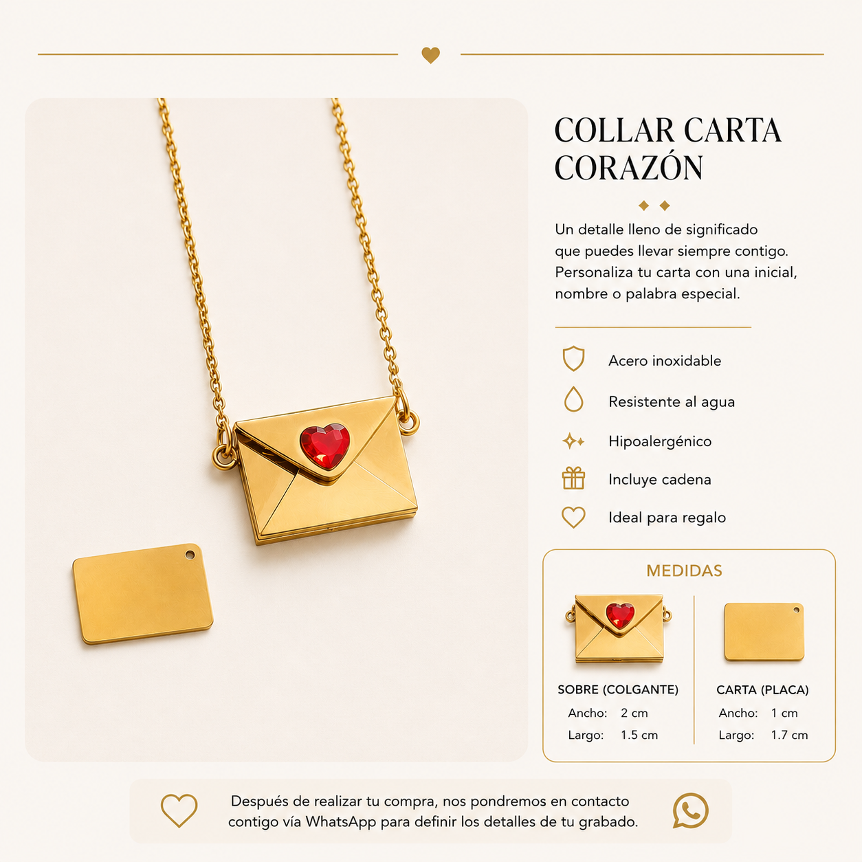 DIJE SOBRE CORAZON